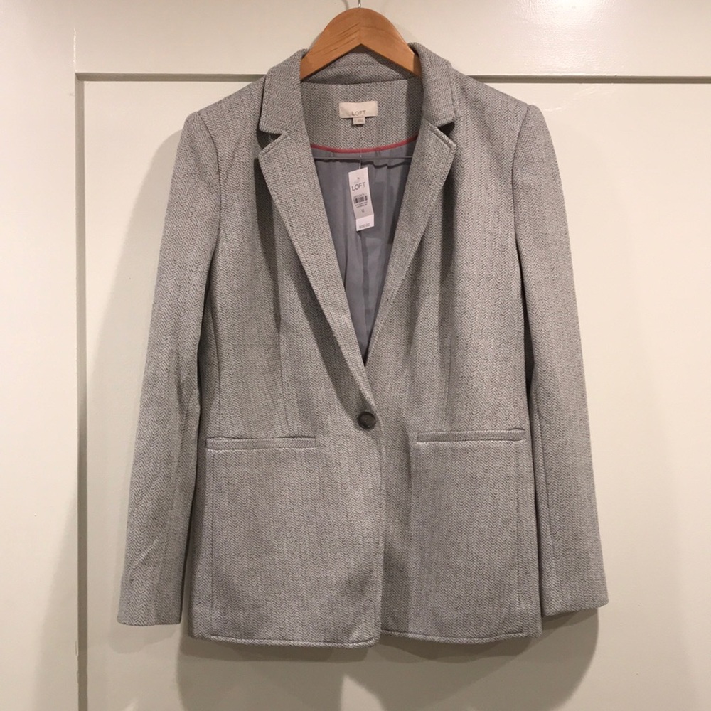 Loft tweed blazer
